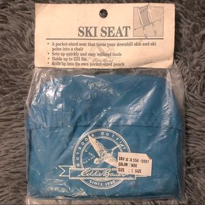 Vintage Eddie Bauer Ski Seat in Jade Rare NWT